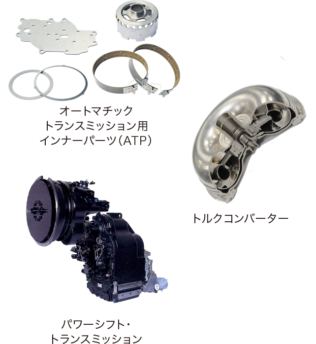 オートマチックトランスミッション用インナーパーツ（ATP） トルクコンバータ パワーシフト・トランスミッション